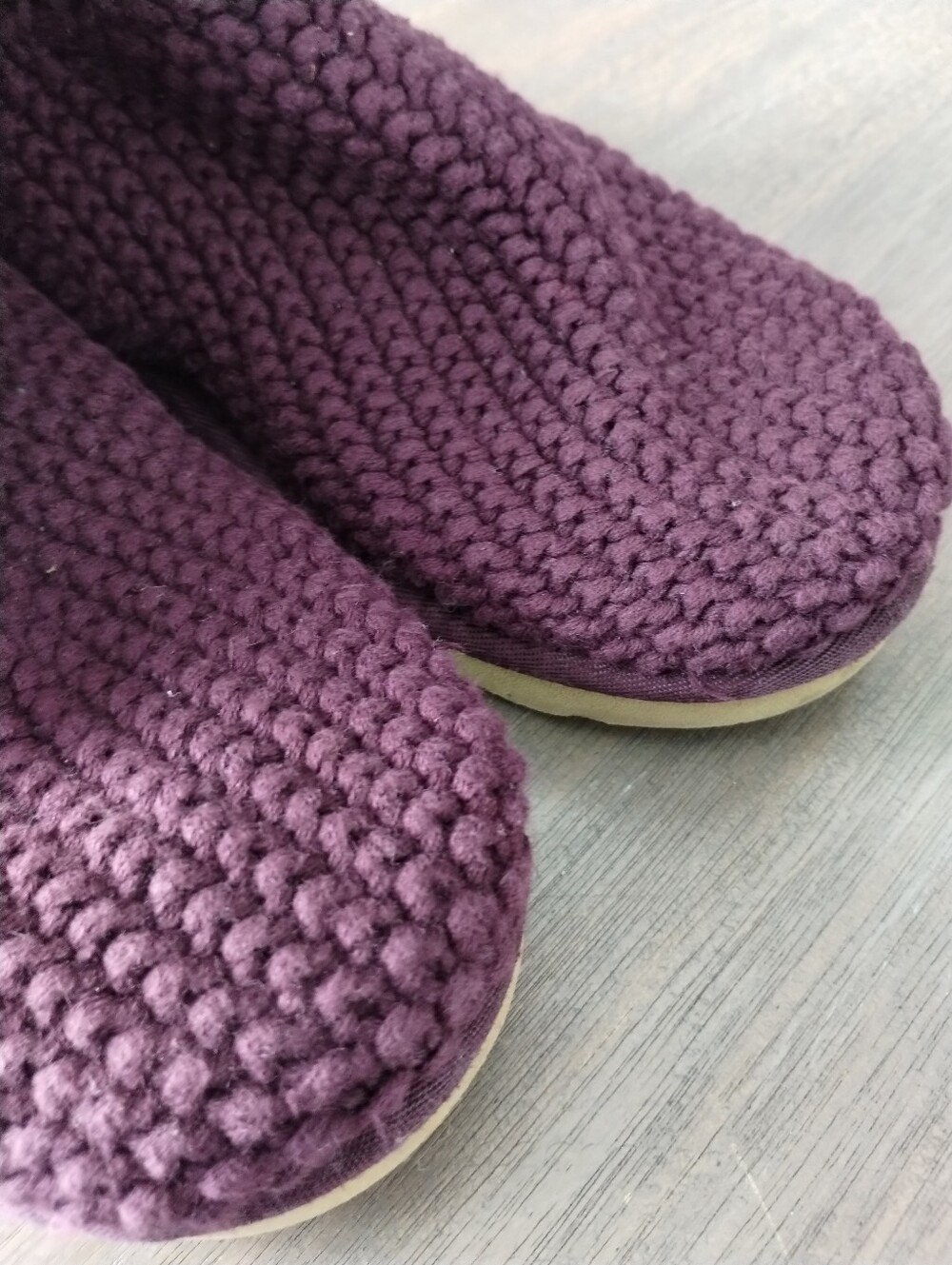 UGG Cardy 5879 Plum Purple Cable Knit Sweater Boots Women's 6 - Picture 6 of 12